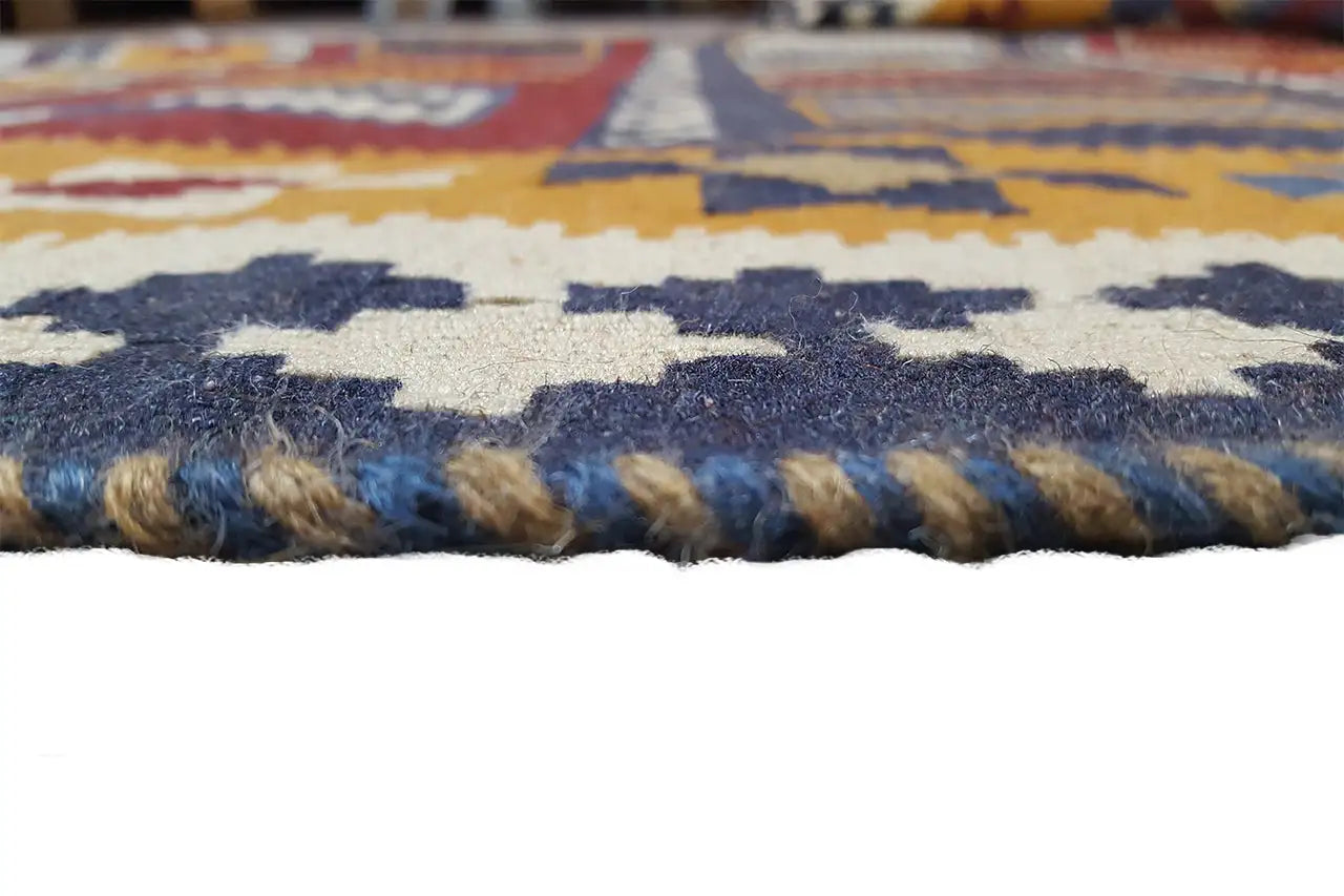 Kilim Qashqai - 802405 (253x163 cm) - Premium Kelim from German Carpet Shop - Just €359! Shop now at German Carpet Shop