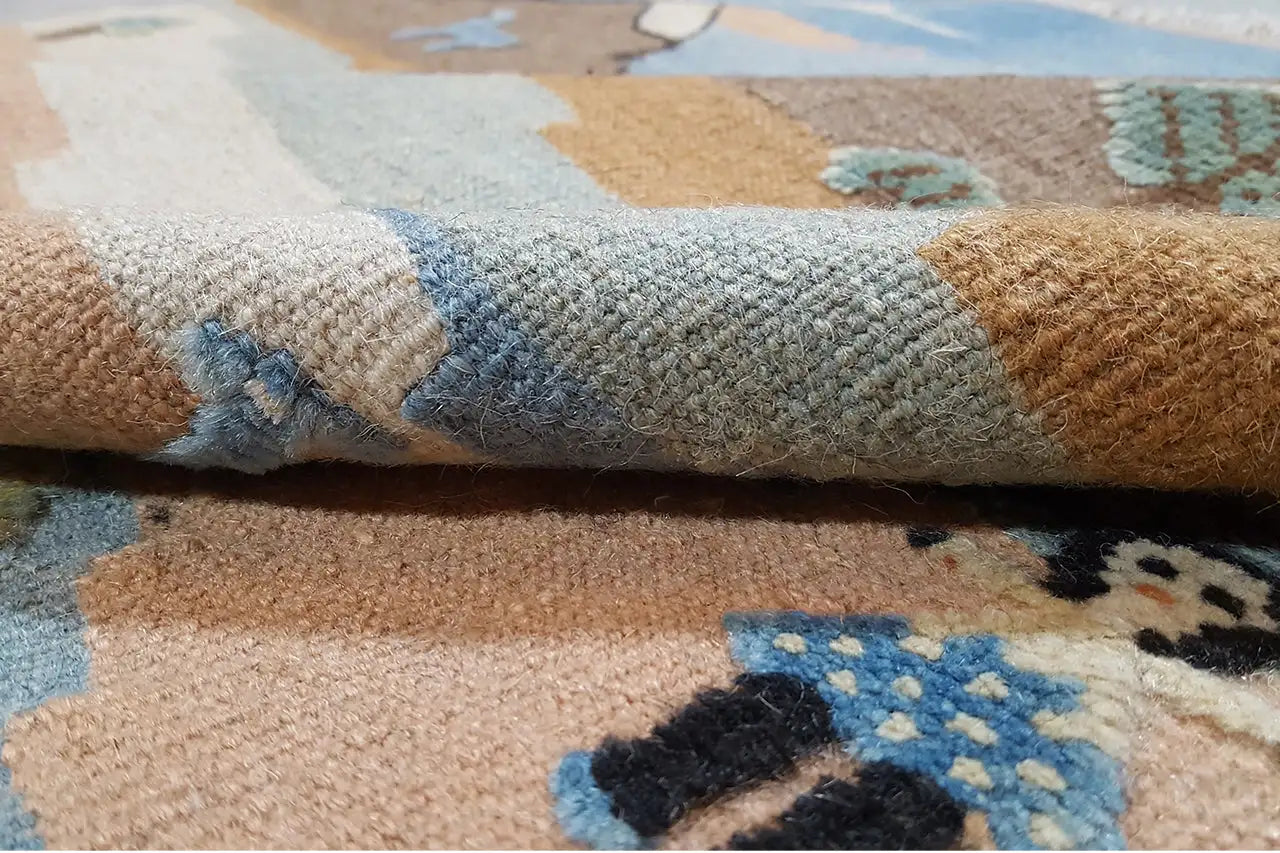 Kilim Qashqai - 605618 (198x157 cm) - Premium Kelim from German Carpet Shop - Just €449! Shop now at German Carpet Shop