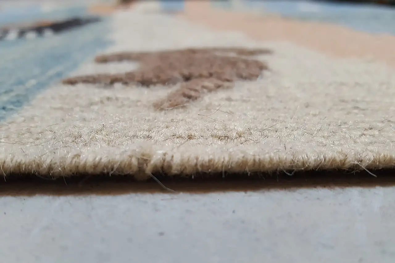 Kilim Qashqai - 605618 (198x157 cm) - Premium Kelim from German Carpet Shop - Just €449! Shop now at German Carpet Shop