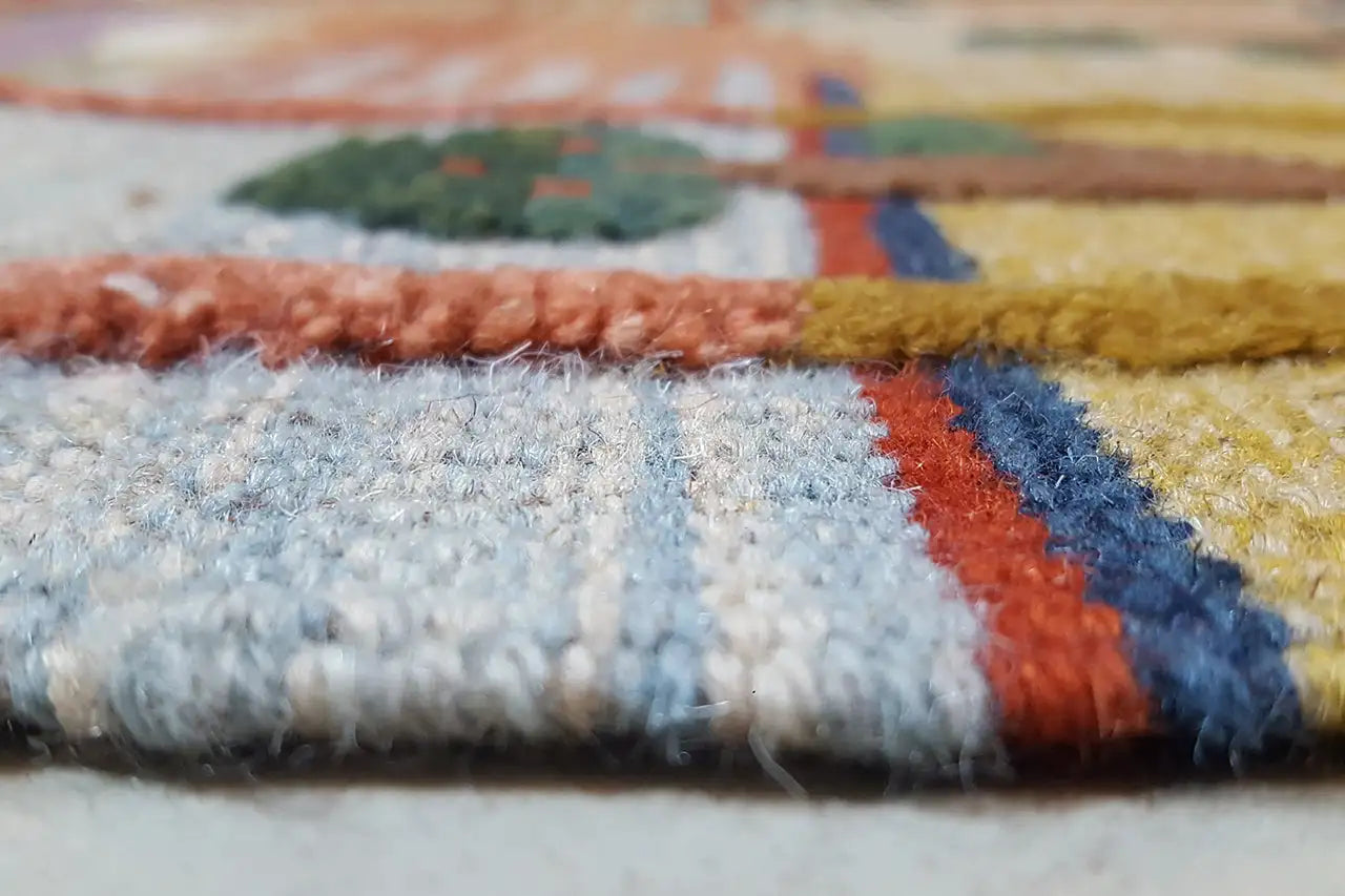 Kilim Qashqai - 800591 (310x84 cm) - Premium Kelim from German Carpet Shop - Just €390! Shop now at German Carpet Shop