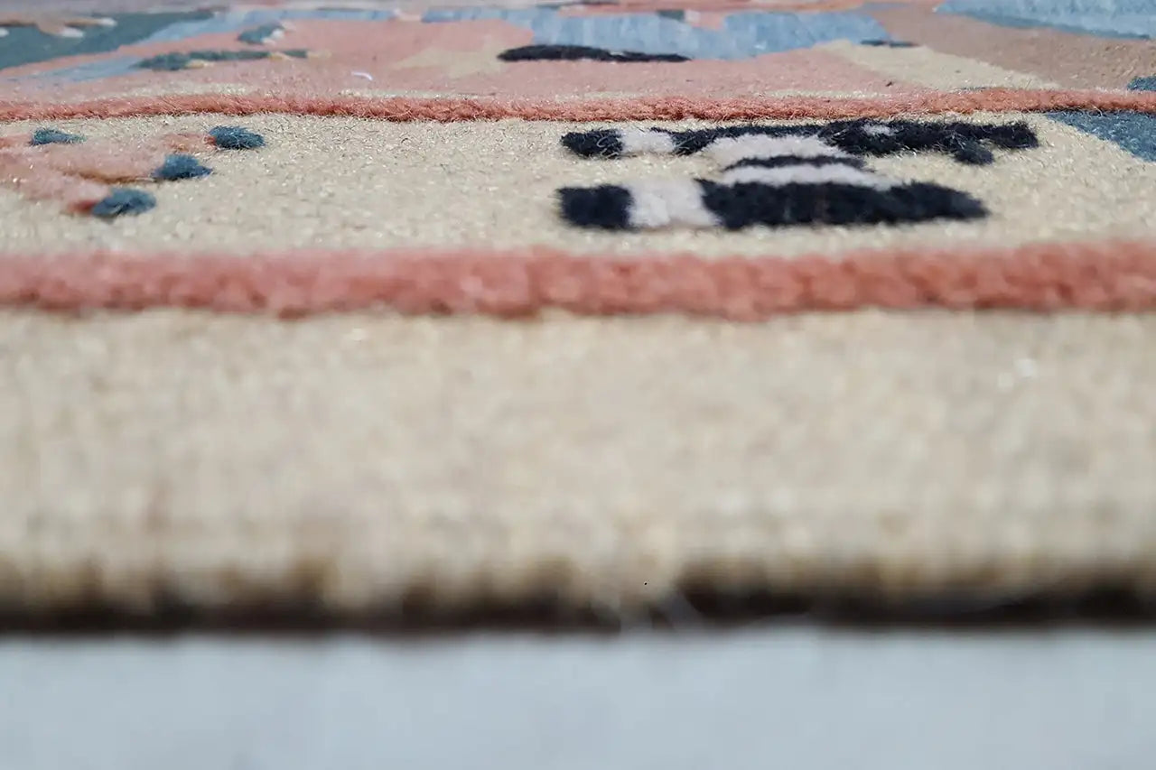 Kilim Qashqai - 804926 (107x98 cm) - Premium Kelim from German Carpet Shop - Just €149! Shop now at German Carpet Shop