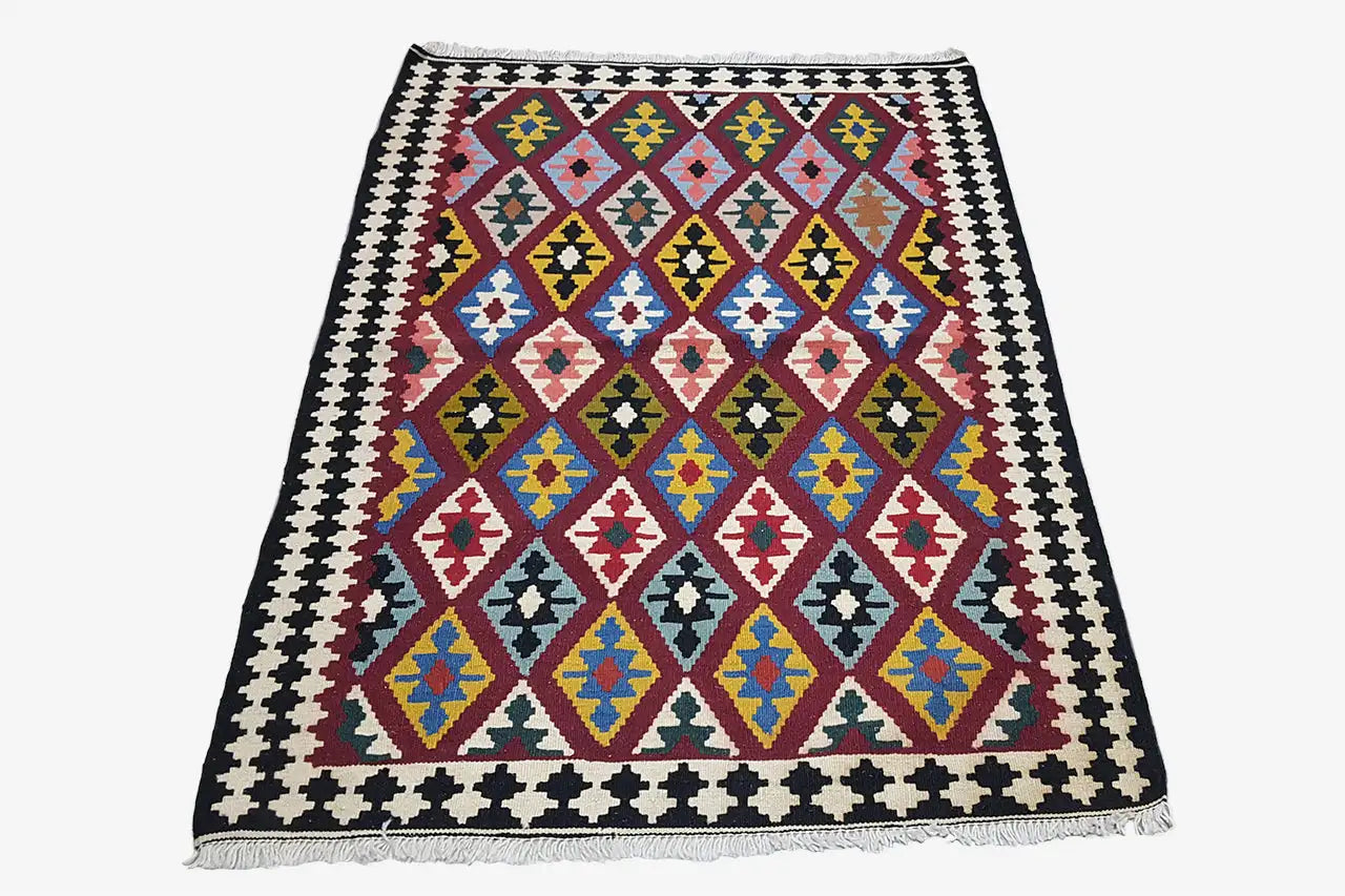 Kilim Qashqai - Multicolor 1PL 141x98 cm - German Carpet Shop