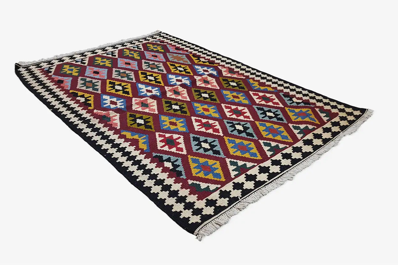 Kilim Qashqai - Multicolor 1PL 141x98 cm - German Carpet Shop
