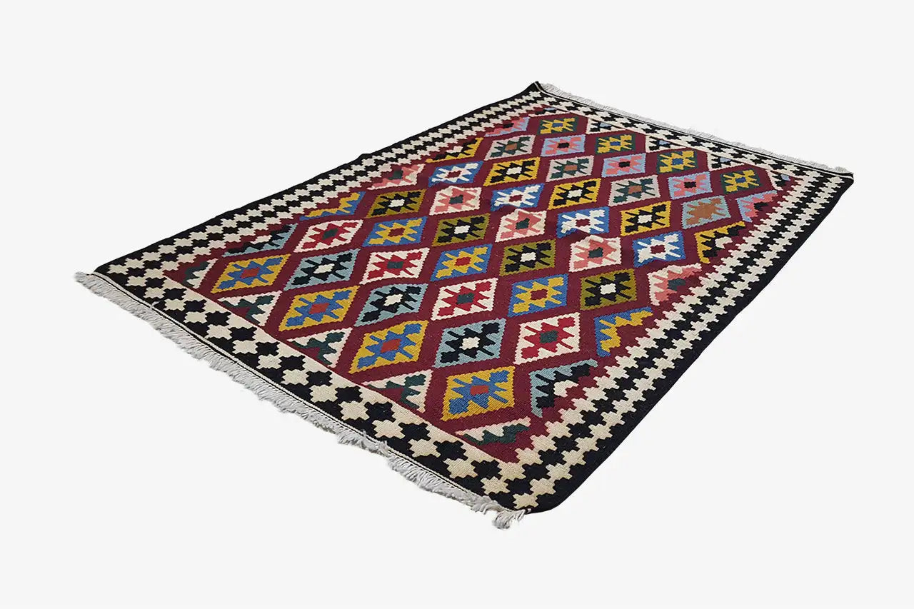 Kilim Qashqai - Multicolor 1PL 141x98 cm - German Carpet Shop