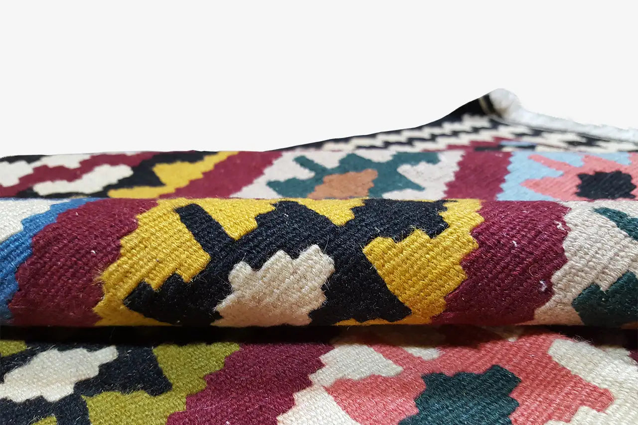Kilim Qashqai - Multicolor 1PL 141x98 cm - German Carpet Shop