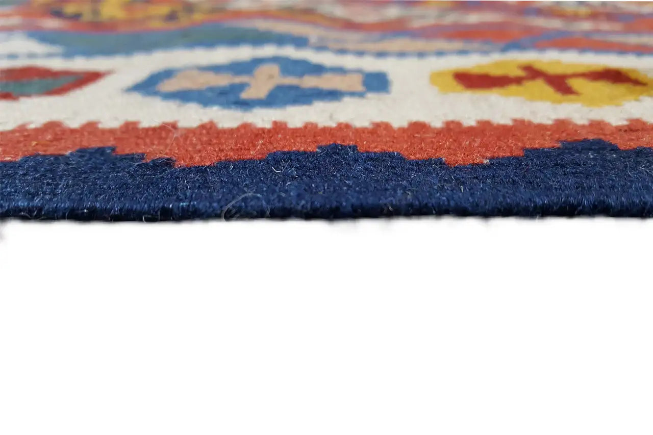 Kilim Qashqai - 307036 (249x180 cm) - Premium Kelim from German Carpet Shop - Just €449! Shop now at German Carpet Shop