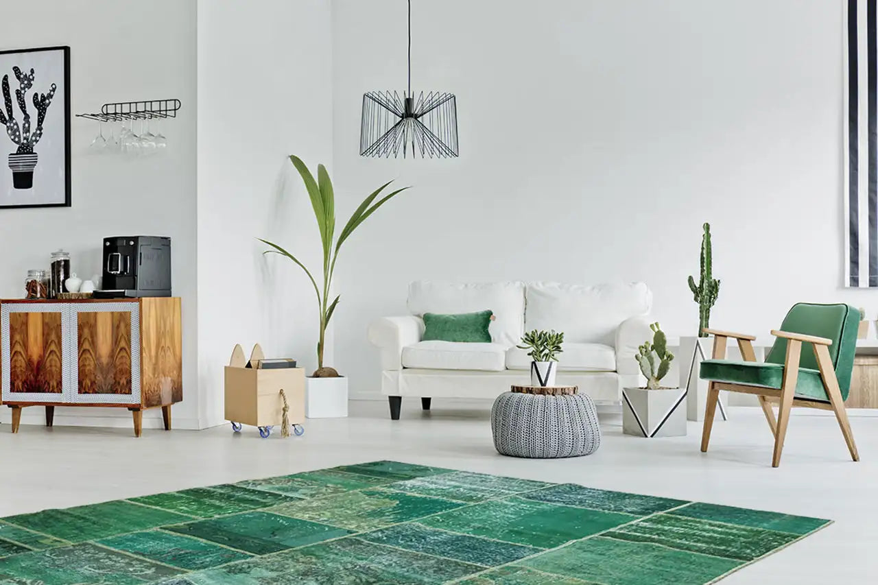 Patchwork Teppiche - 552 (257x179 cm) - German Carpet Shop