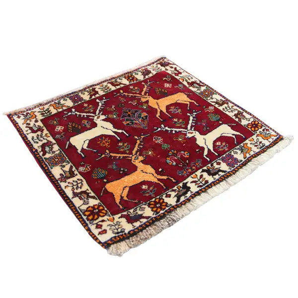 Poschti - Qashqai (61x54 cm) - German Carpet Shop