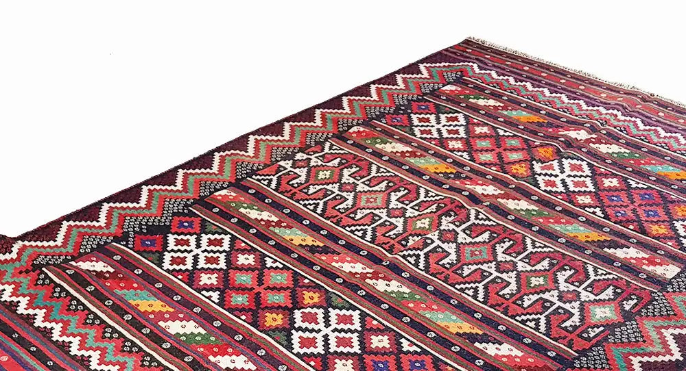 Kelim - Sirjan (239x158 cm) - German Carpet Shop