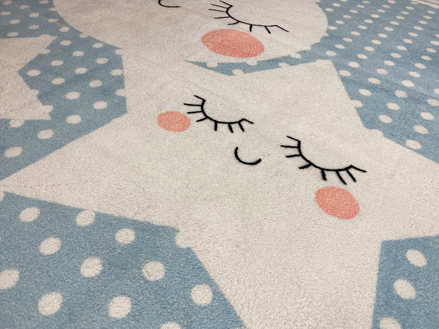 Kinderteppich „Sternenwelt“, Blau, 140x200 cm