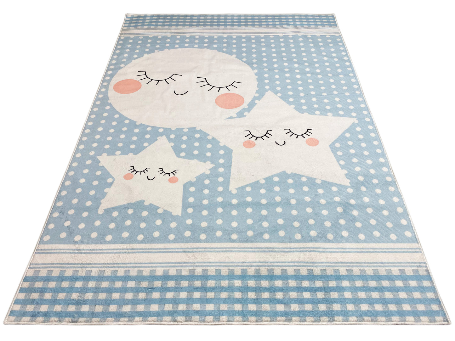 Kinderteppich „Sternenwelt“, Blau, 160x230 cm
