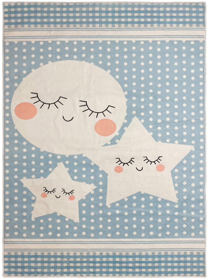 Kinderteppich „Sternenwelt“, Blau, 160x230 cm