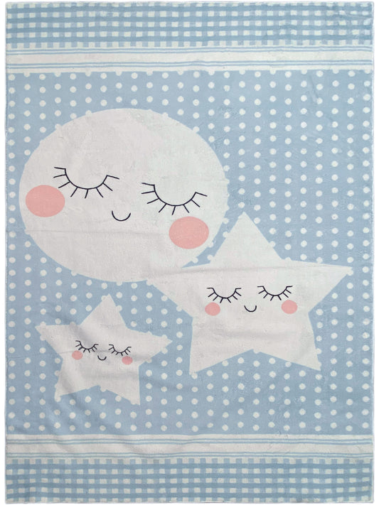 Kinderteppich „Sternenwelt“, Blau, 160x230 cm