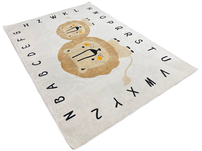 Kinderteppich „Löwe“, Beige, 160x230 cm