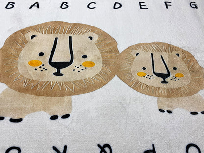 Kinderteppich „Löwe“, Beige, 90x160 cm
