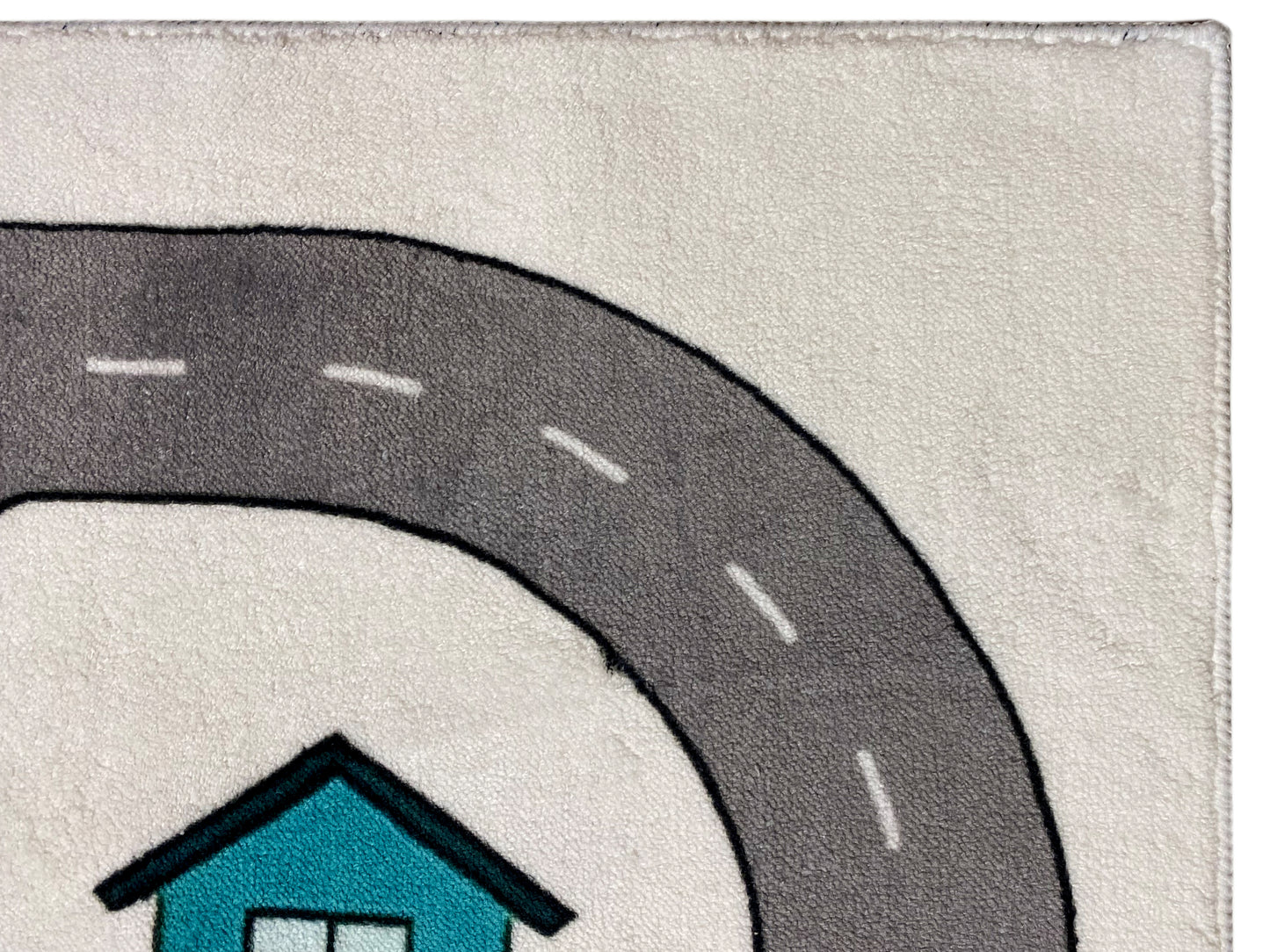 Kinderteppich „Straße“, grau, 160x230 cm