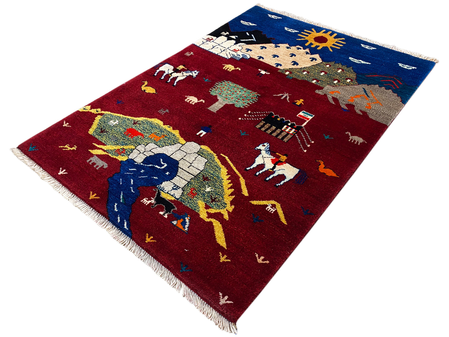 Gabbeh Luri Teppich - 145x100 cm