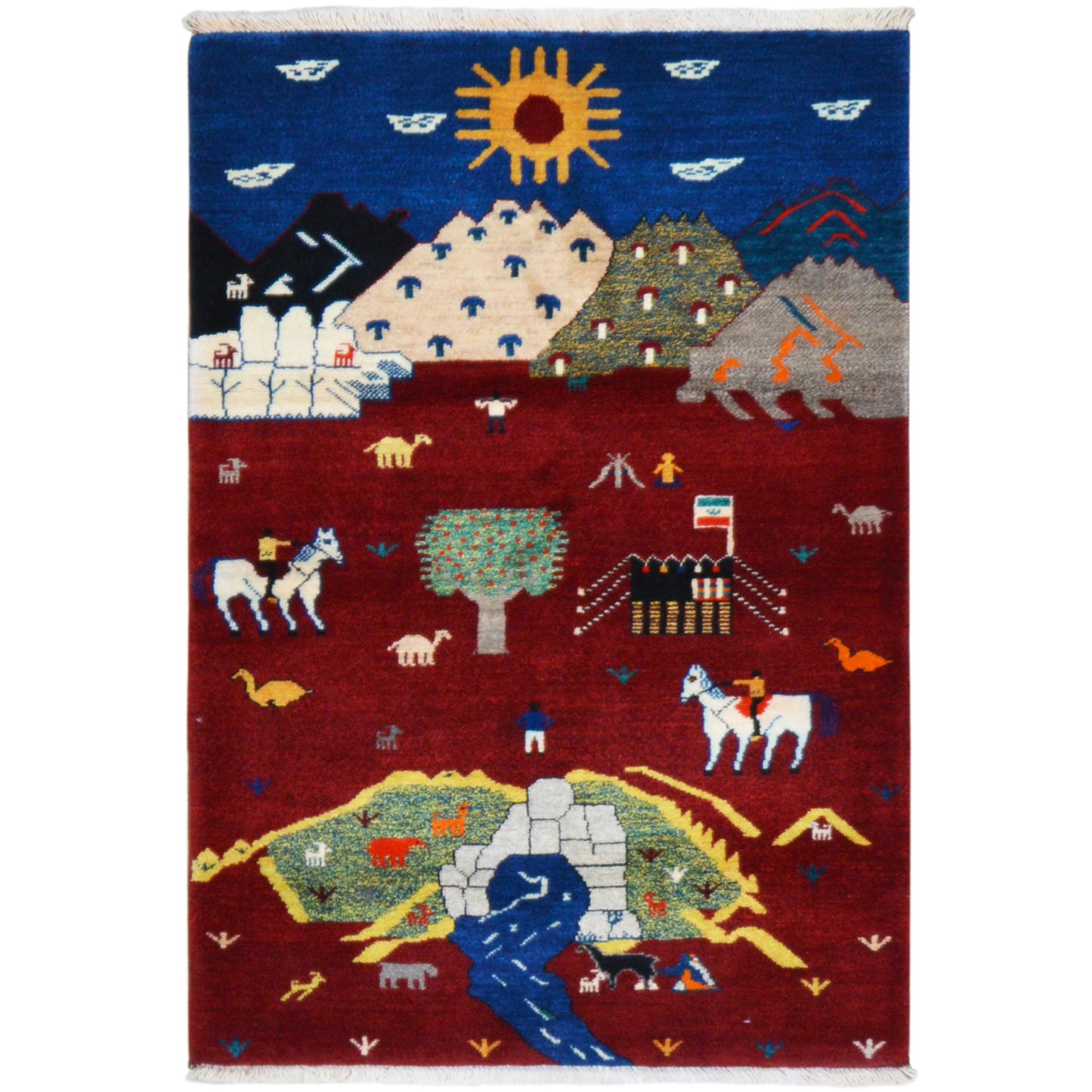 Gabbeh Luri Teppich - 145x100 cm