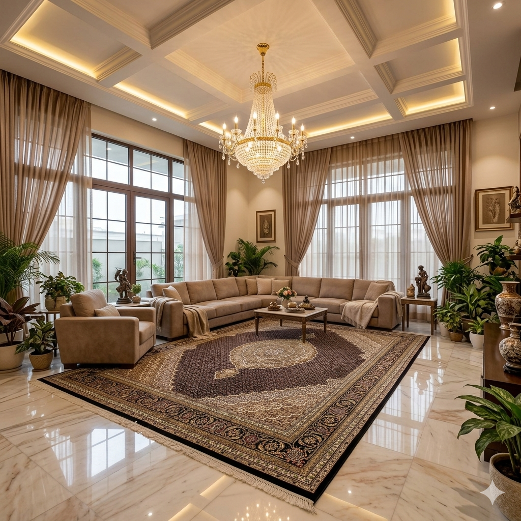 Indo Tabriz Teppich - 302x243cm