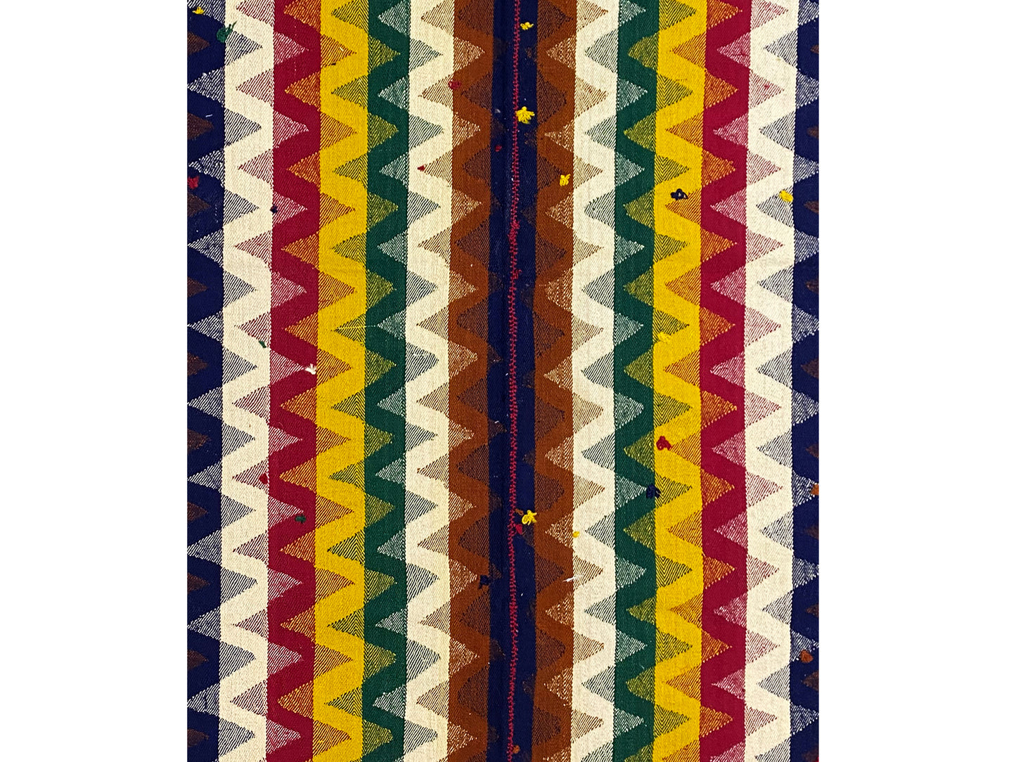 Schlafzimmer Jajim Teppich im farbenfrohen Boho-Stil aus handgesponnener Wolle