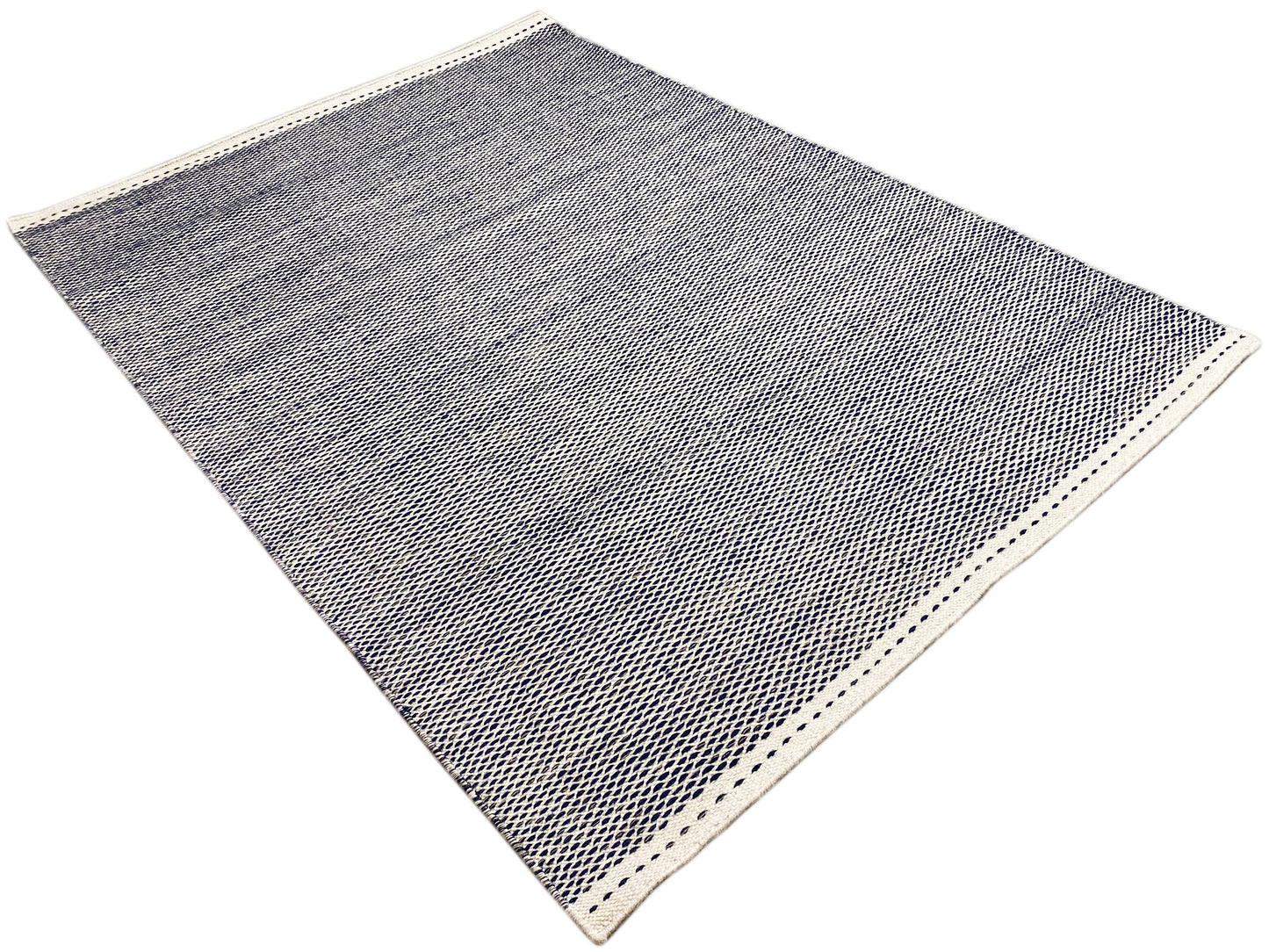 Marineblau Kelim Teppich - 160x230 cm