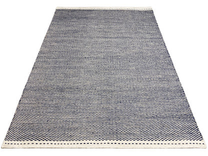 Marineblau Kelim Teppich - 160x230 cm