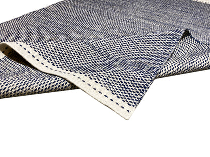 Marineblau Kelim Teppich - 160x230 cm