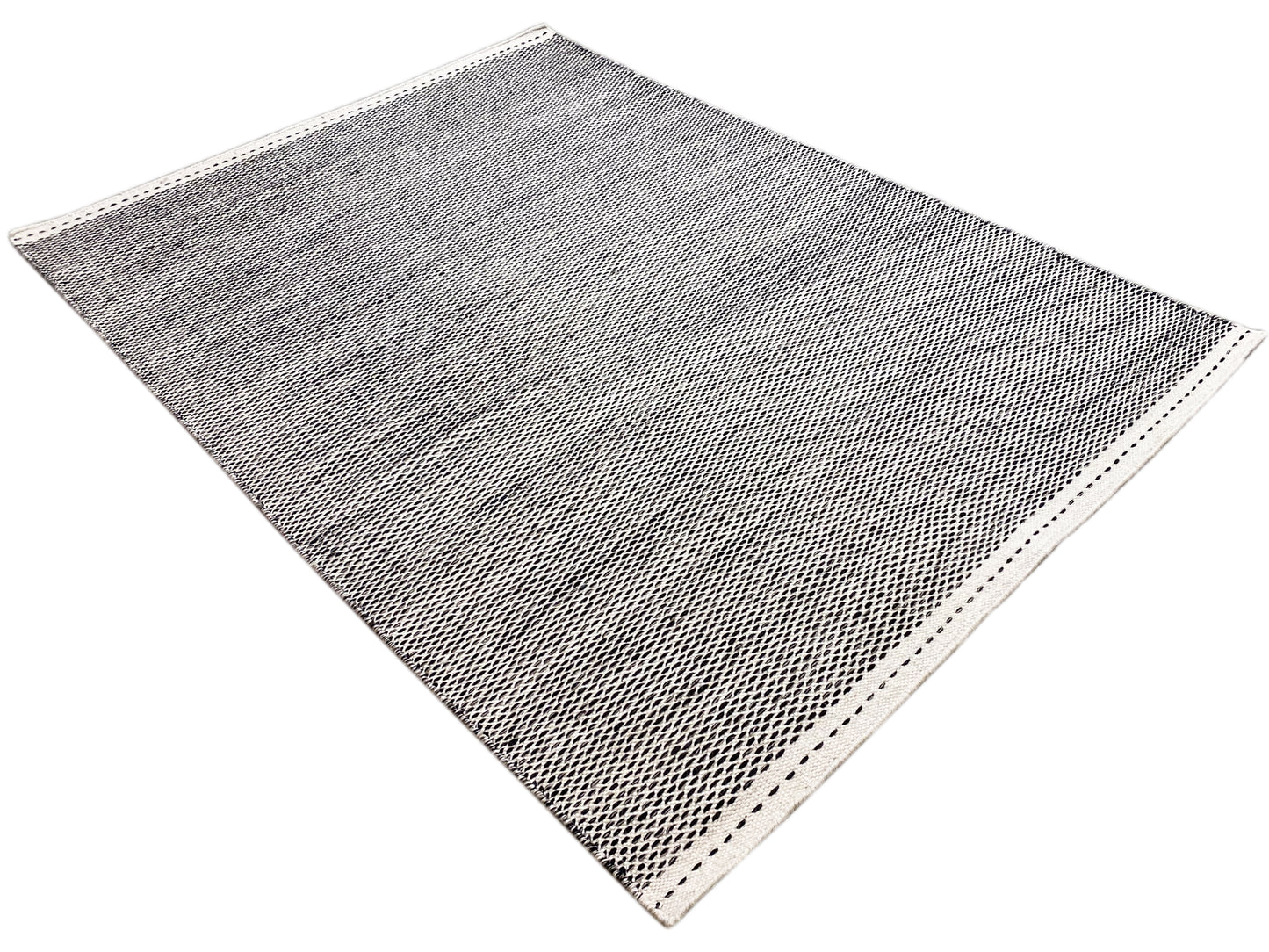 Schwarz Kelim Teppich - 160x230 cm