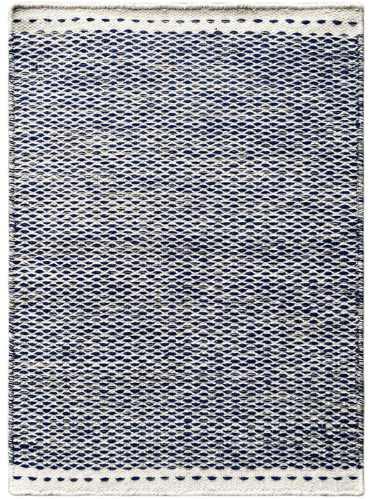 Blau Kelim Teppich - 60x90 cm
