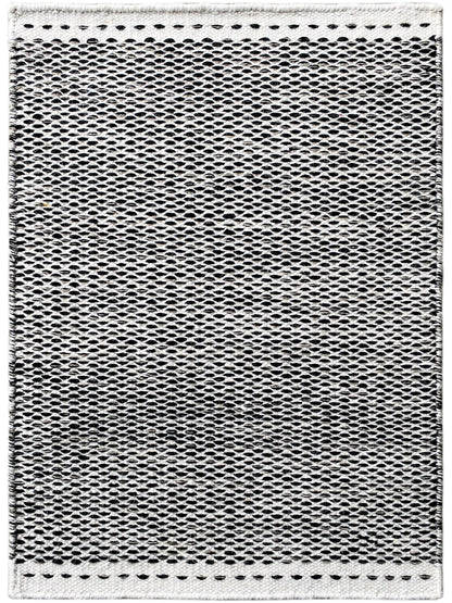 Kelim Teppich Schwarz - 60x90 cm