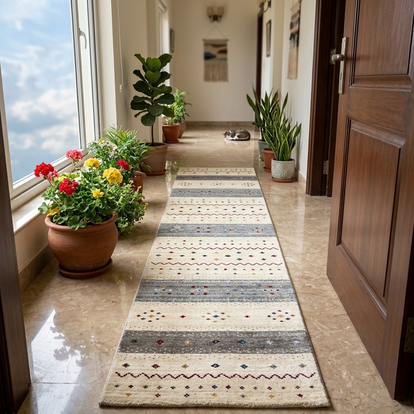 Loom Luri Läufer Teppich - 80x300cm