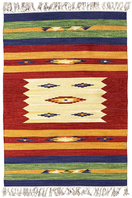 Moderner Kelim Teppich - Samak (90x160 cm) - German Carpet Shop