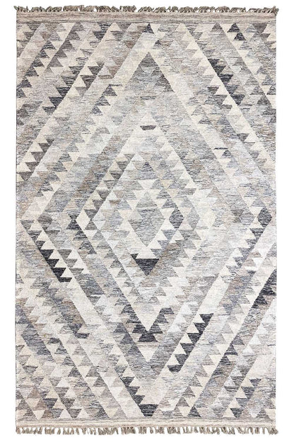 Moderne Kelim - Dhurrie - (237x155 cm) - German Carpet Shop