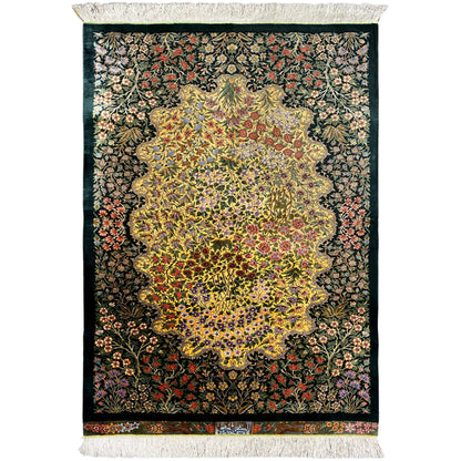 Ghom Seide Teppich - 900846 (123x79 cm)