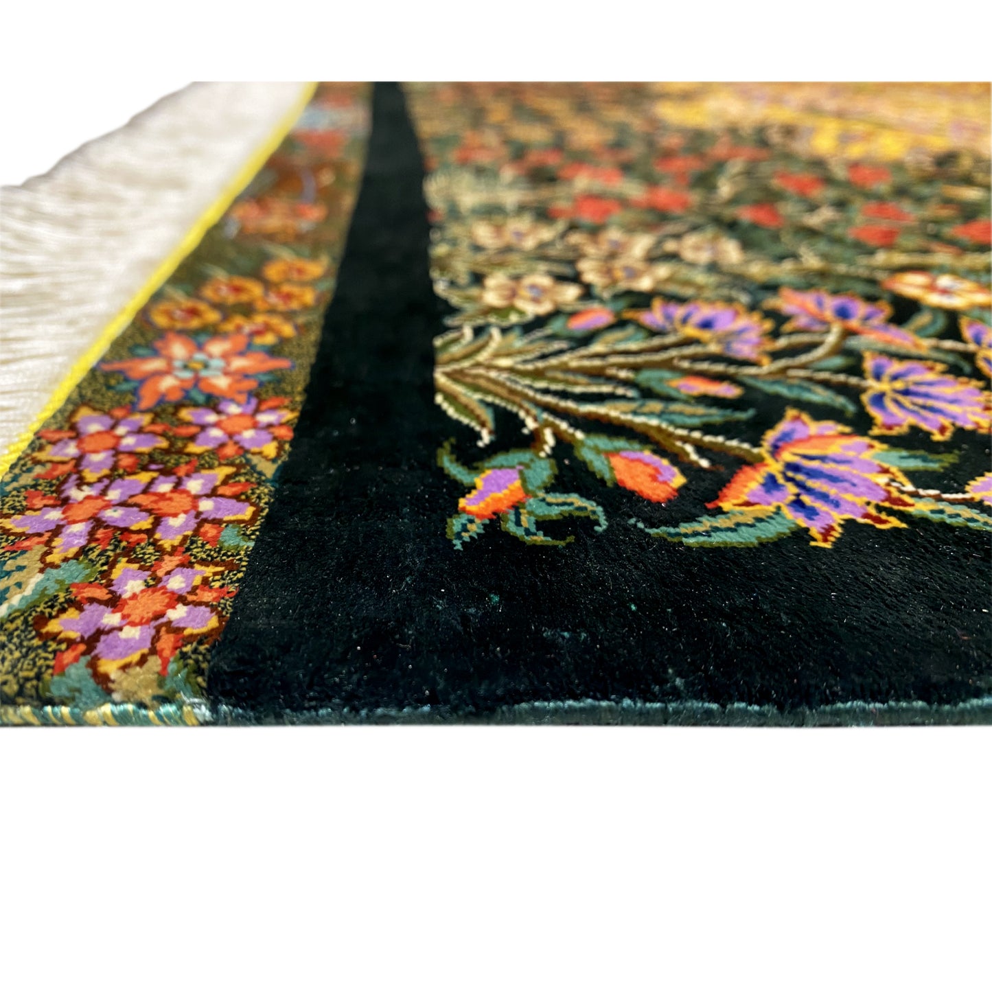 Ghom Seide Teppich - 900846 (123x79 cm)