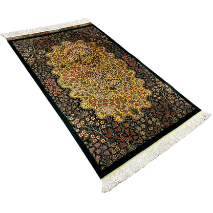 Ghom Seide Teppich - 900846 (123x79 cm)