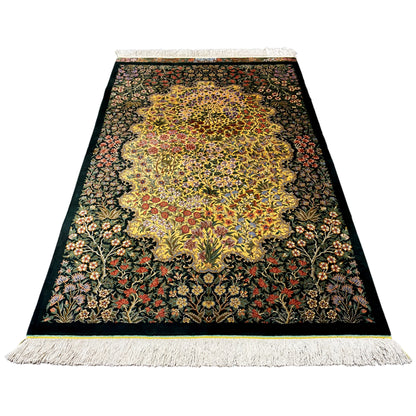Ghom Seide Teppich - 900846 (123x79 cm)