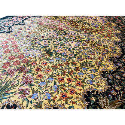 Ghom Seide Teppich - 900846 (123x79 cm)