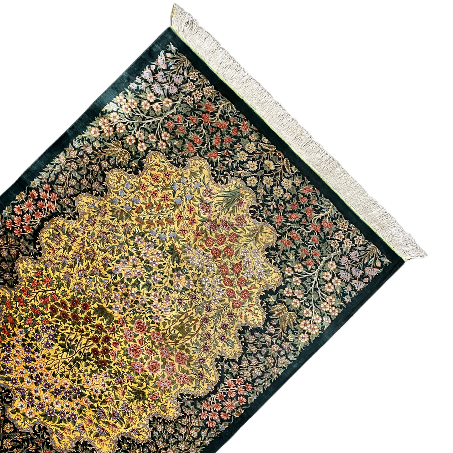 Ghom Seide Teppich - 900846 (123x79 cm)