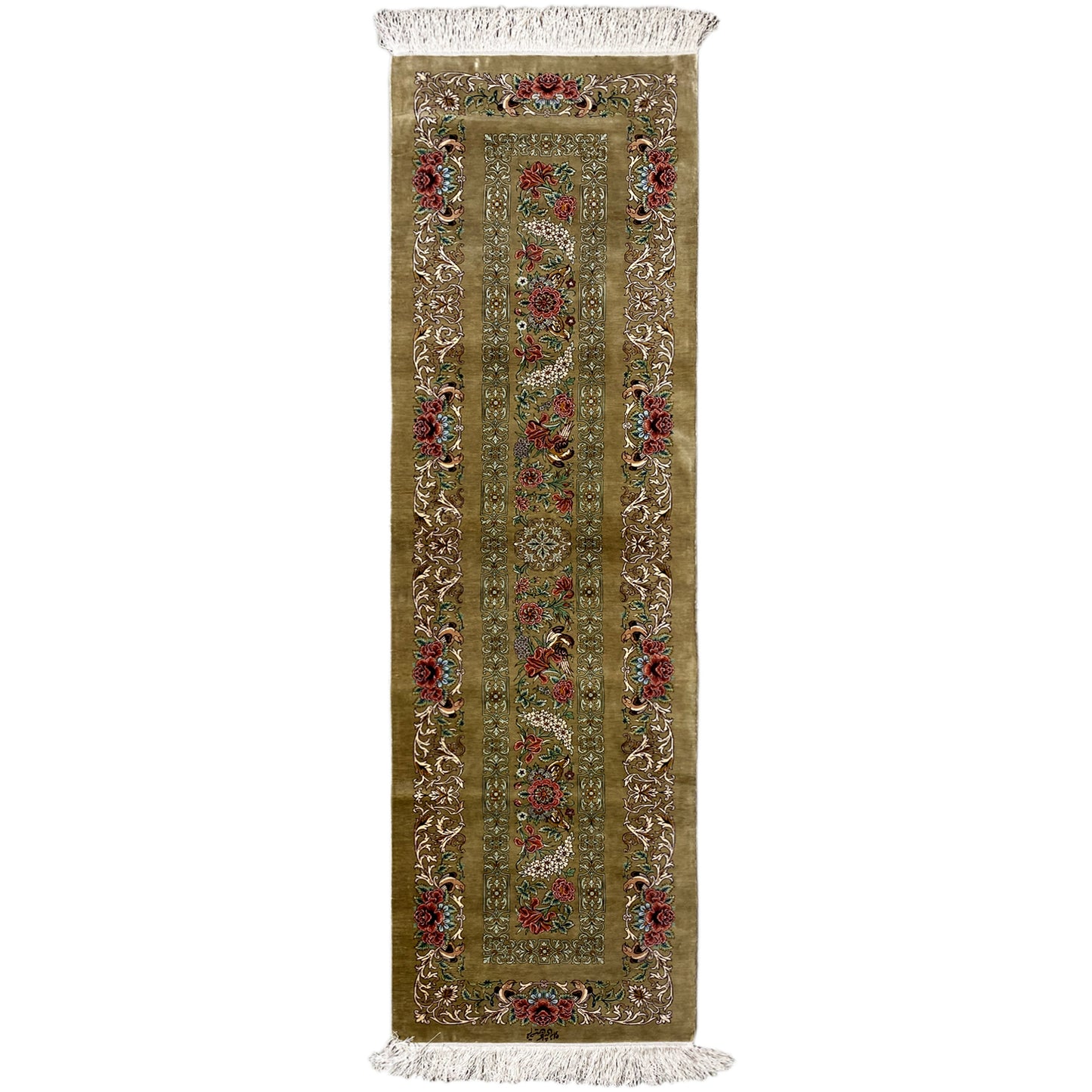 Ghom Seide Teppich - 904736 (195x53 cm)