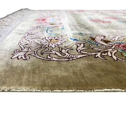 Ghom Seide Teppich - 904736 (195x53 cm)