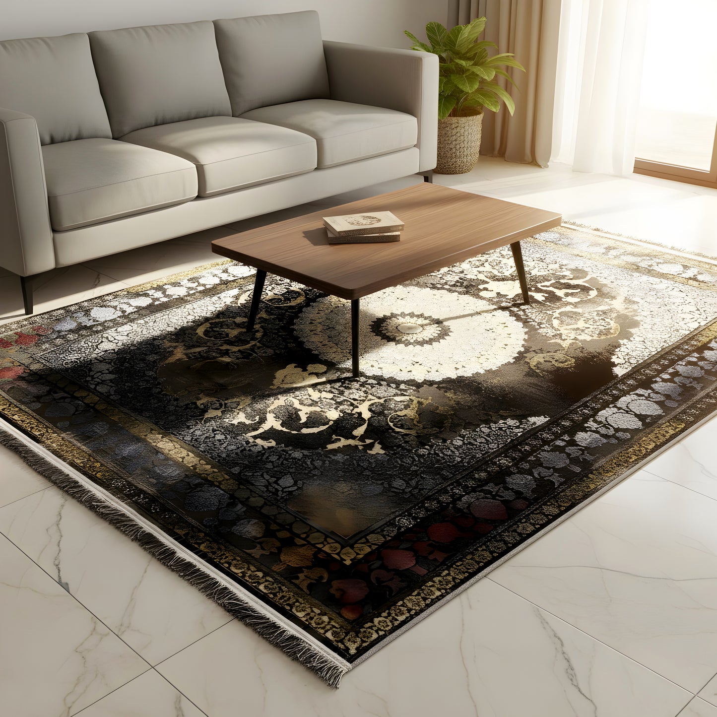 Midnight Bloom 170x240cm