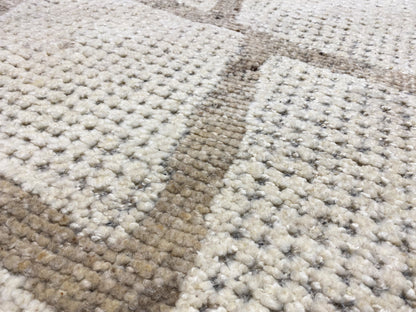 Boho Berber Wollteppich im Großformat