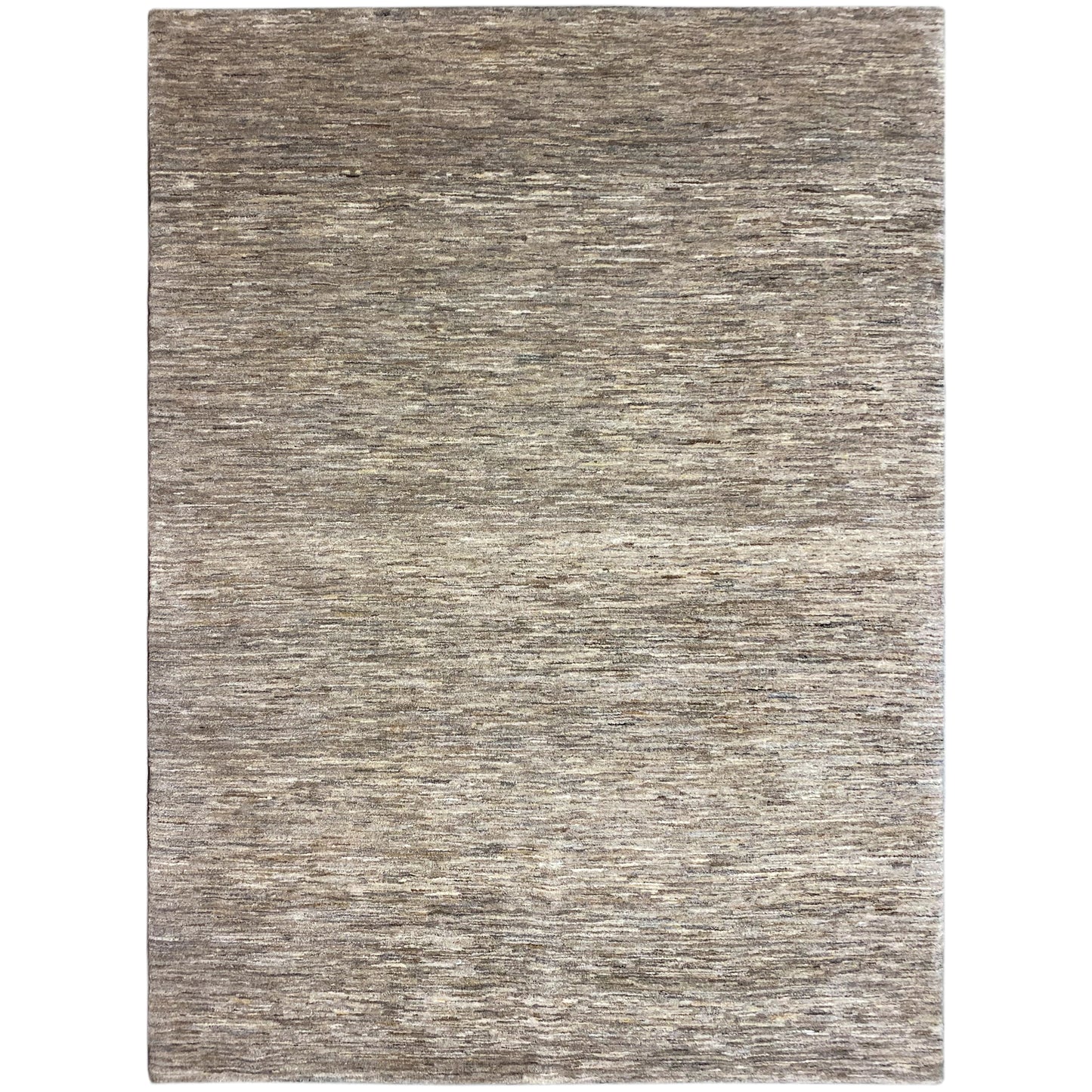 Handgeknüpfter Gabbeh Teppich in Beige aus reiner Wolle