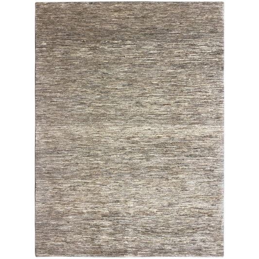 Handgeknüpfter Gabbeh Teppich in Beige aus reiner Wolle