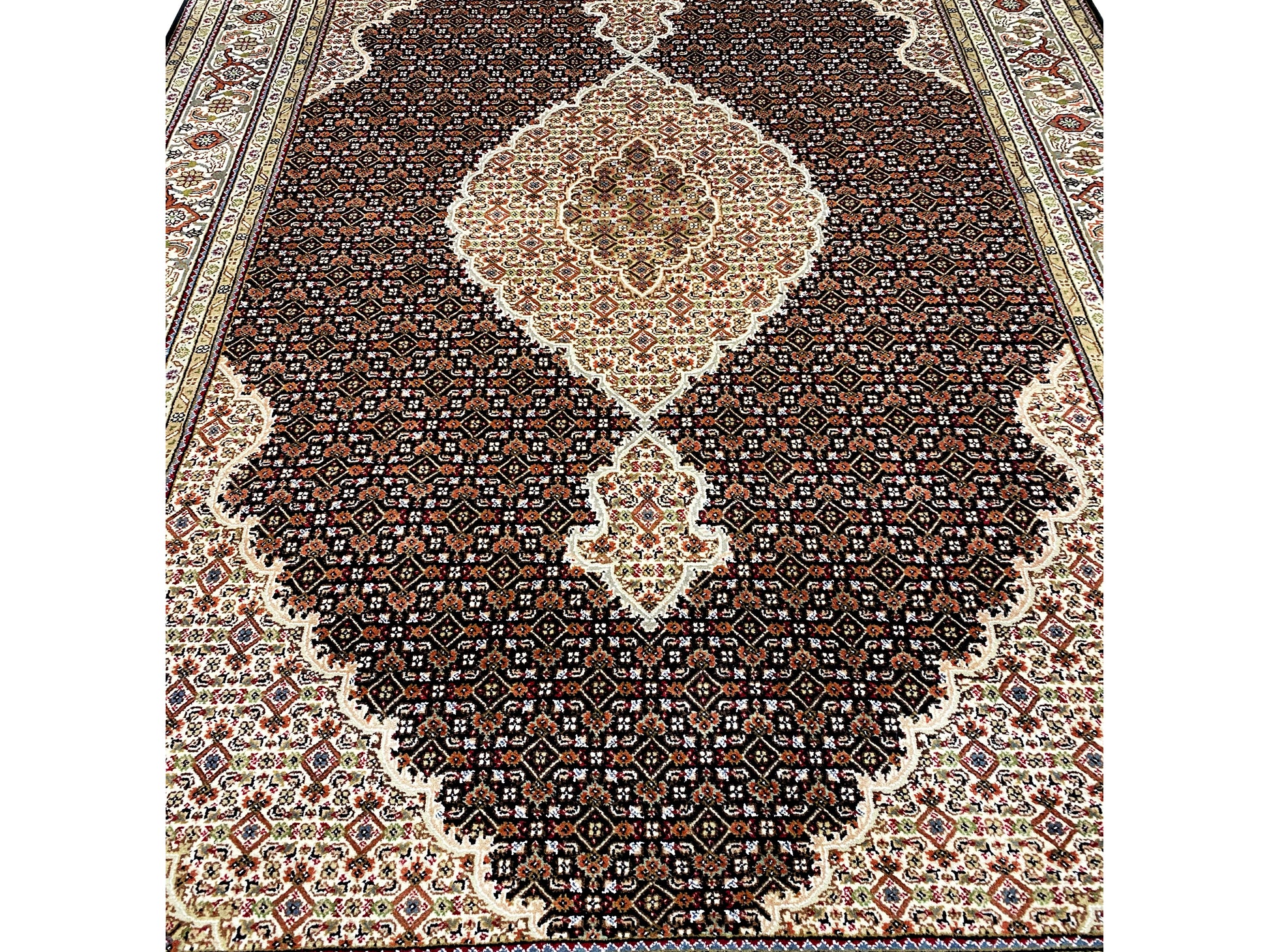 Indo Tabriz rug classic decor for elegant interiors