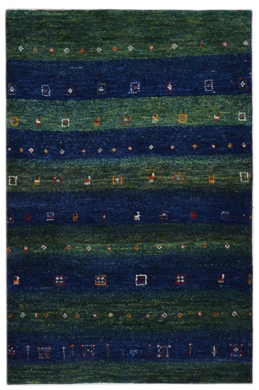 Gabbeh - (128x81 cm) - Premium Gabbeh from German Carpet Shop - Just €500! Shop now at German Carpet Shop