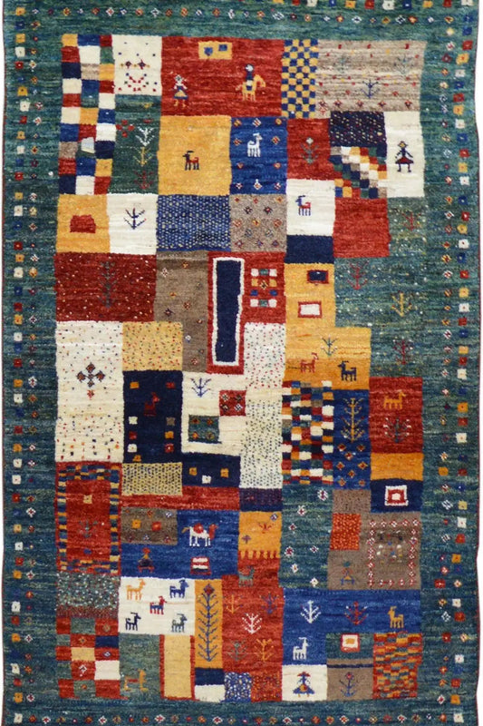 Gabbeh - (127x79 cm) - Premium Gabbeh from German Carpet Shop - Just €500! Shop now at German Carpet Shop