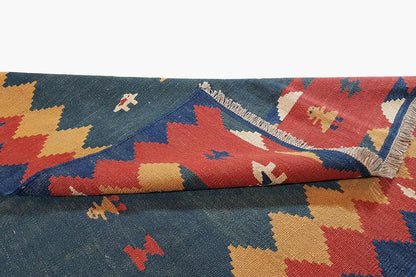  Kilim Qashqai - 13159 (151x105 cm) - Premium Kelim from German Carpet Shop - Just €142! Shop now at German Carpet Shop