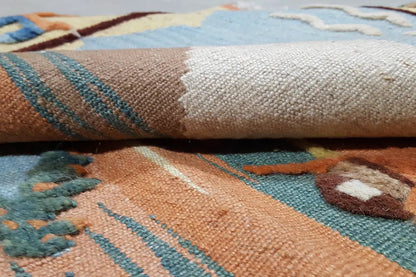  Kilim Qashqai - 804918 (139x102 cm) - Premium Kelim from German Carpet Shop - Just €249! Shop now at German Carpet Shop